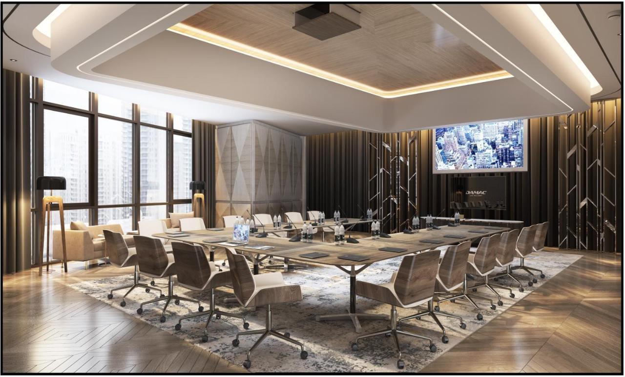 Paramount Hotel Midtown Dubai Exterior foto 3D rendering of a meeting room