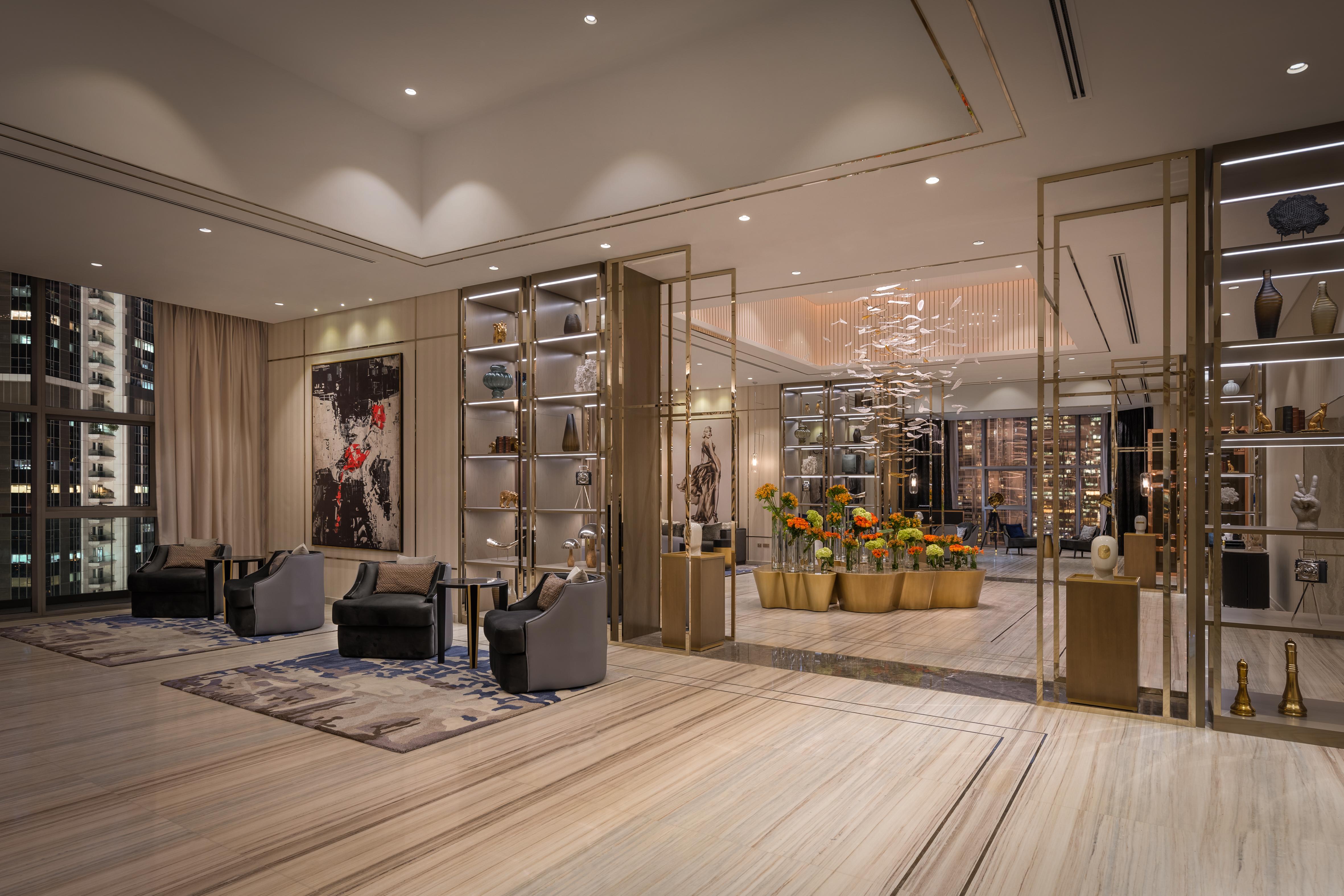 Paramount Hotel Midtown Dubai Exterior foto The lobby
