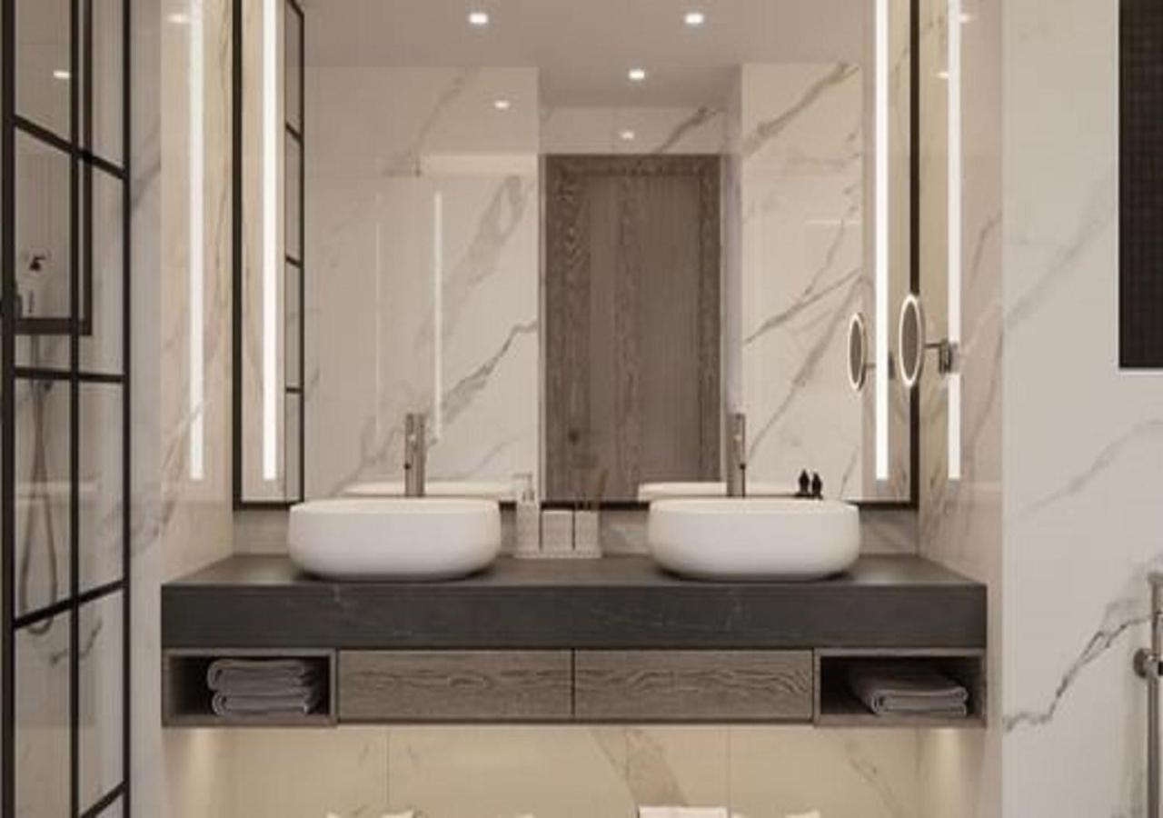 Paramount Hotel Midtown Dubai Exterior foto Bathroom